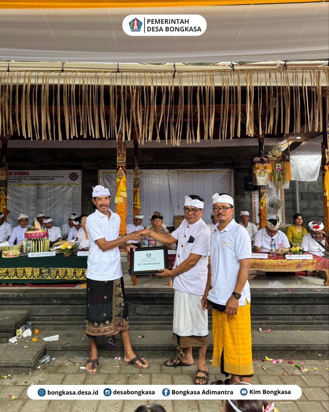 Menghadiri Rangkaian Karya Ring Pura Melanting Banjar Sayan Tua